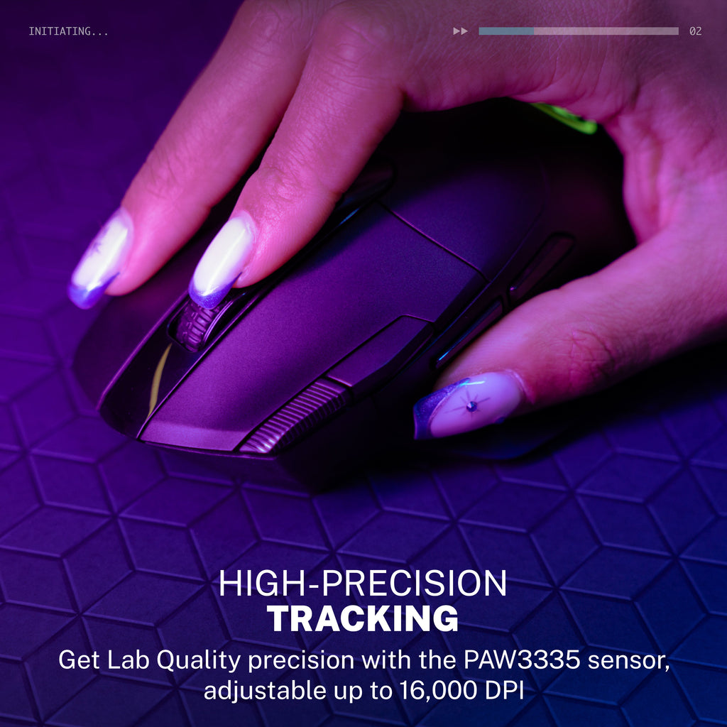 Midnight Wireless Gaming Mouse Black